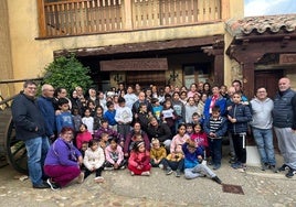 Participantes en el 25 Encuentro Intergeneracional del CDR El Sequillo