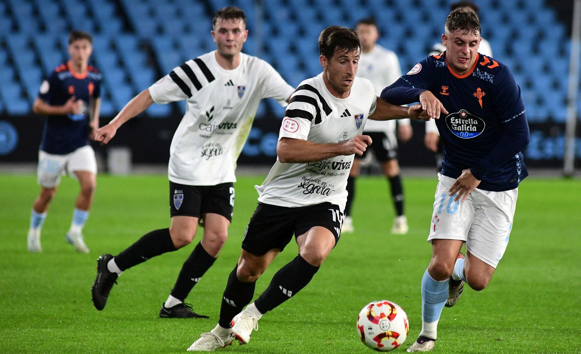 Fer Llorente, durante el partido disputado en Balaídos.