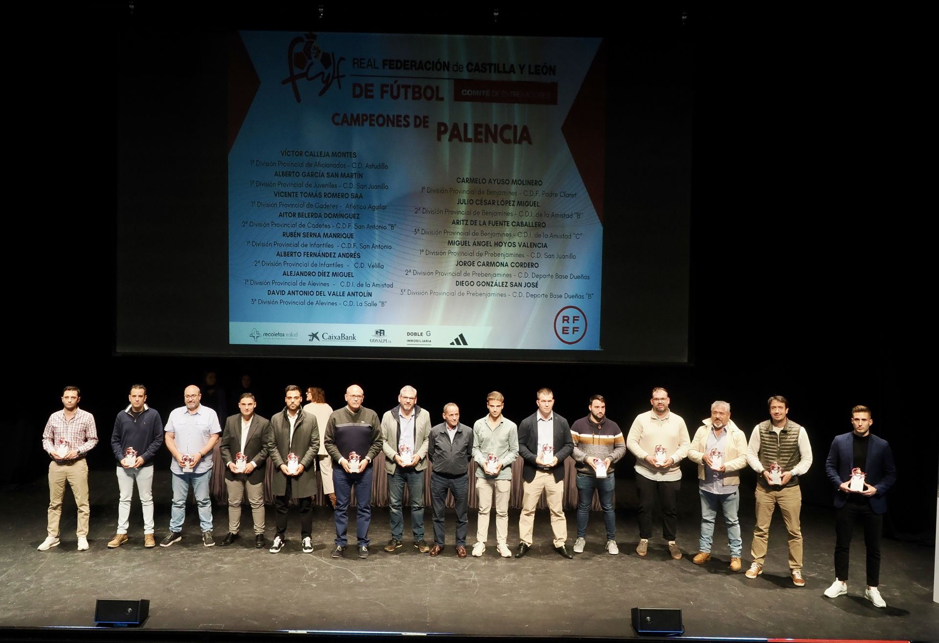 Gala del entrenador 2024 de la Federación de Castilla y León de Fútbol