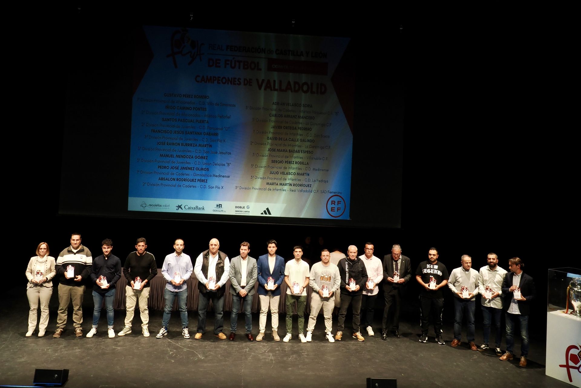 Gala del entrenador 2024 de la Federación de Castilla y León de Fútbol