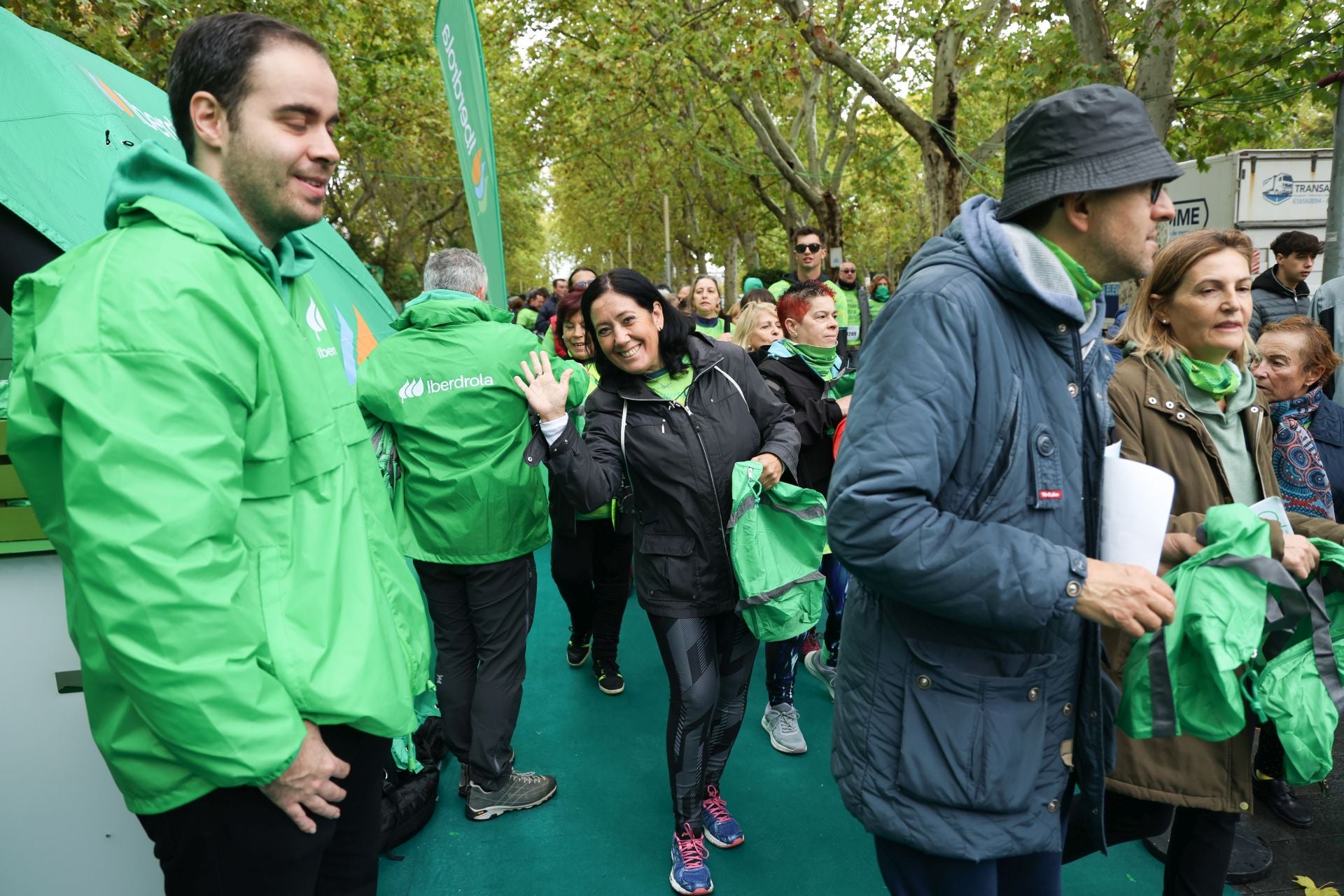 Ambiente posterior a la Marcha Contra en Cáncer en Valladolid