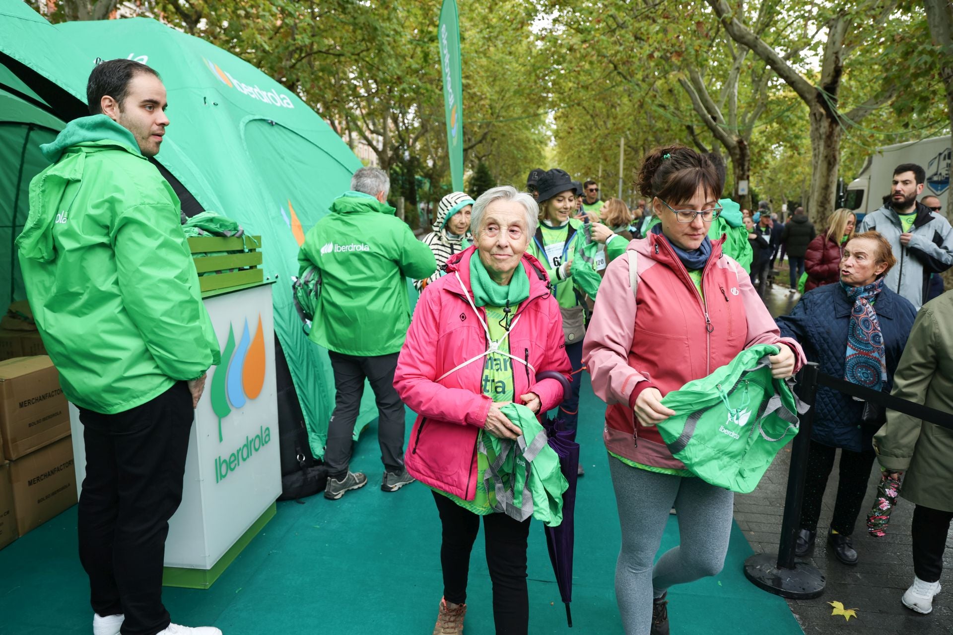 Ambiente posterior a la Marcha Contra en Cáncer en Valladolid