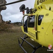 Rescatado en helicóptero tras una caída en Las Tuerces