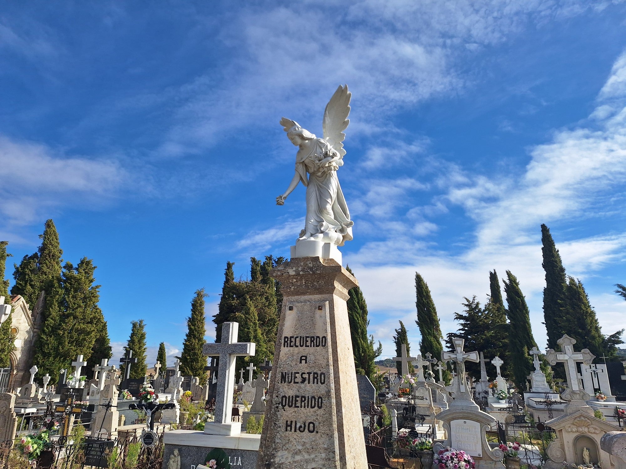 En busca de los epitafios del cementerio de Rioseco