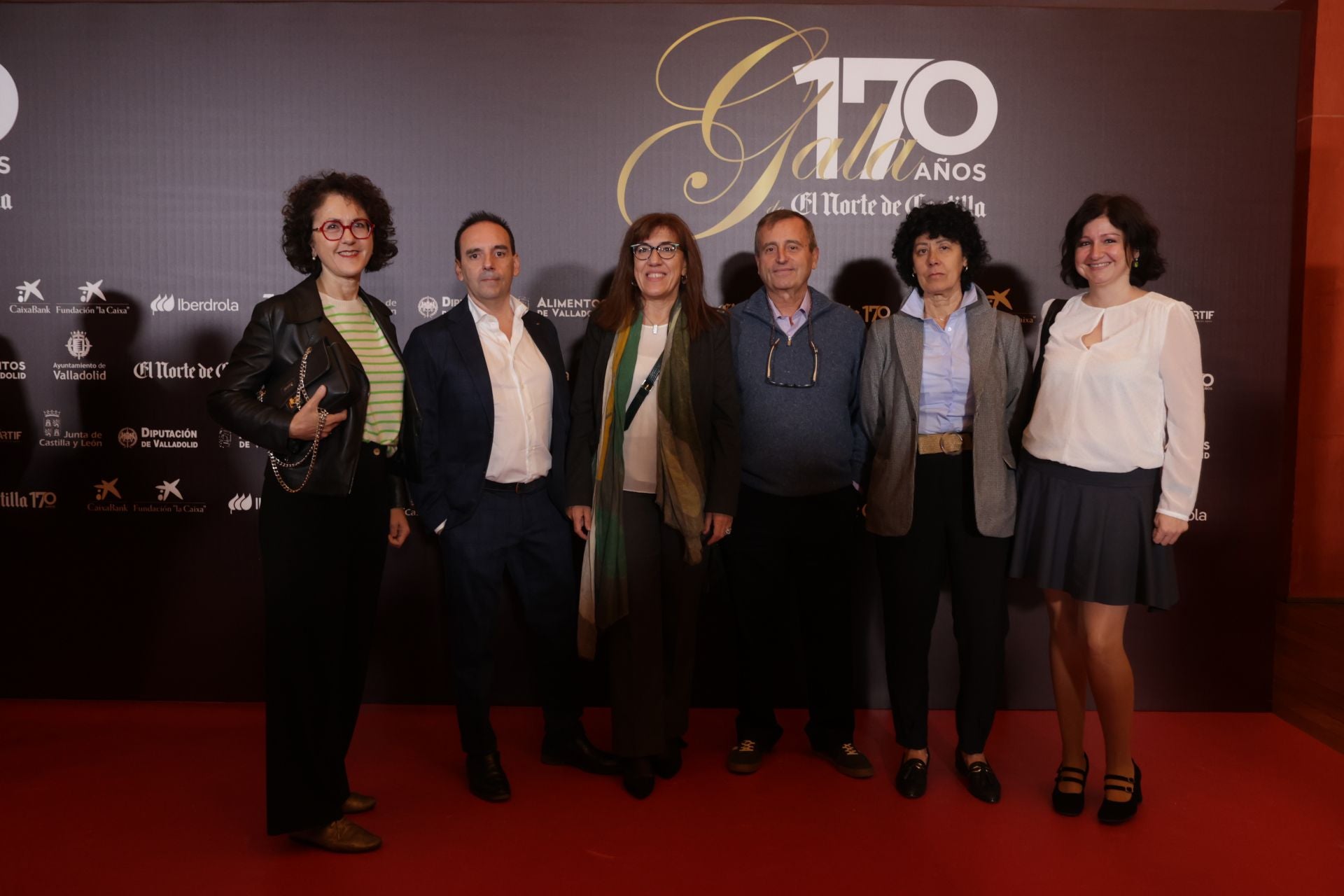 Carmen Martín, José María Díaz, Josune Olano, Jorge Moreno, Piedad Azpeleta y Esther Bengoechea