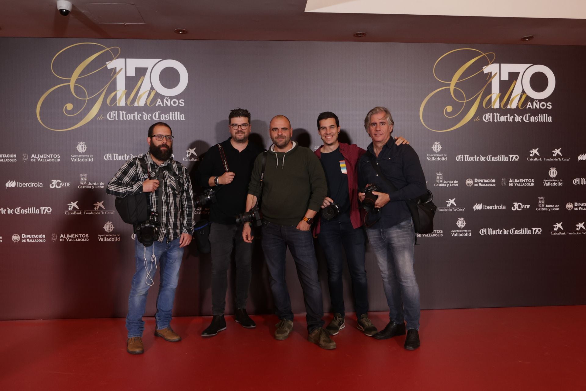 Rodrigo Jiménez, Rodrigo Ucero, José Castillo, Iván Tomé y Carlos Espeso