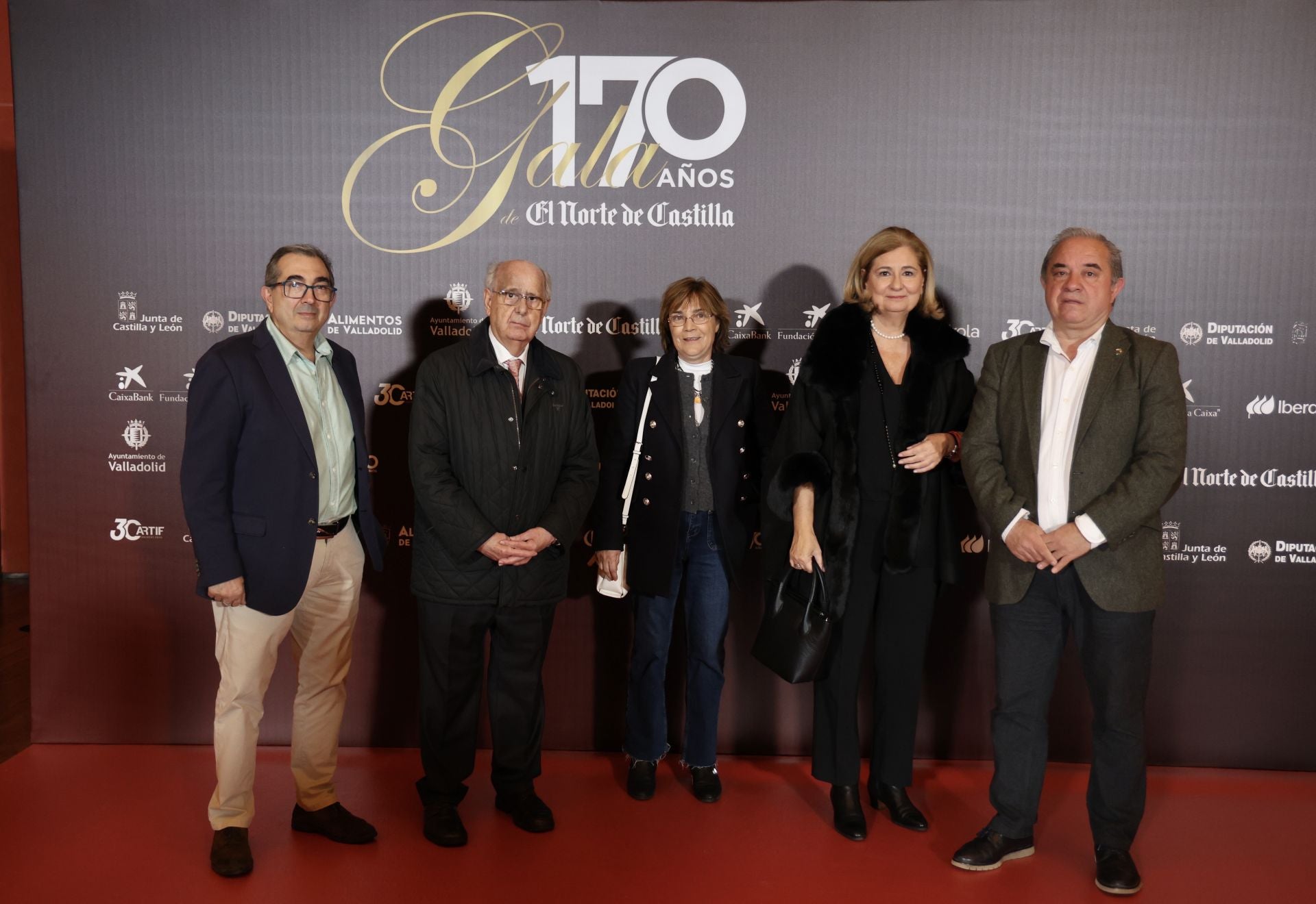 Javier Talavera, Pedro Muñoz, Eva Martín, Marina Muñoz y Francisco Rodríguez