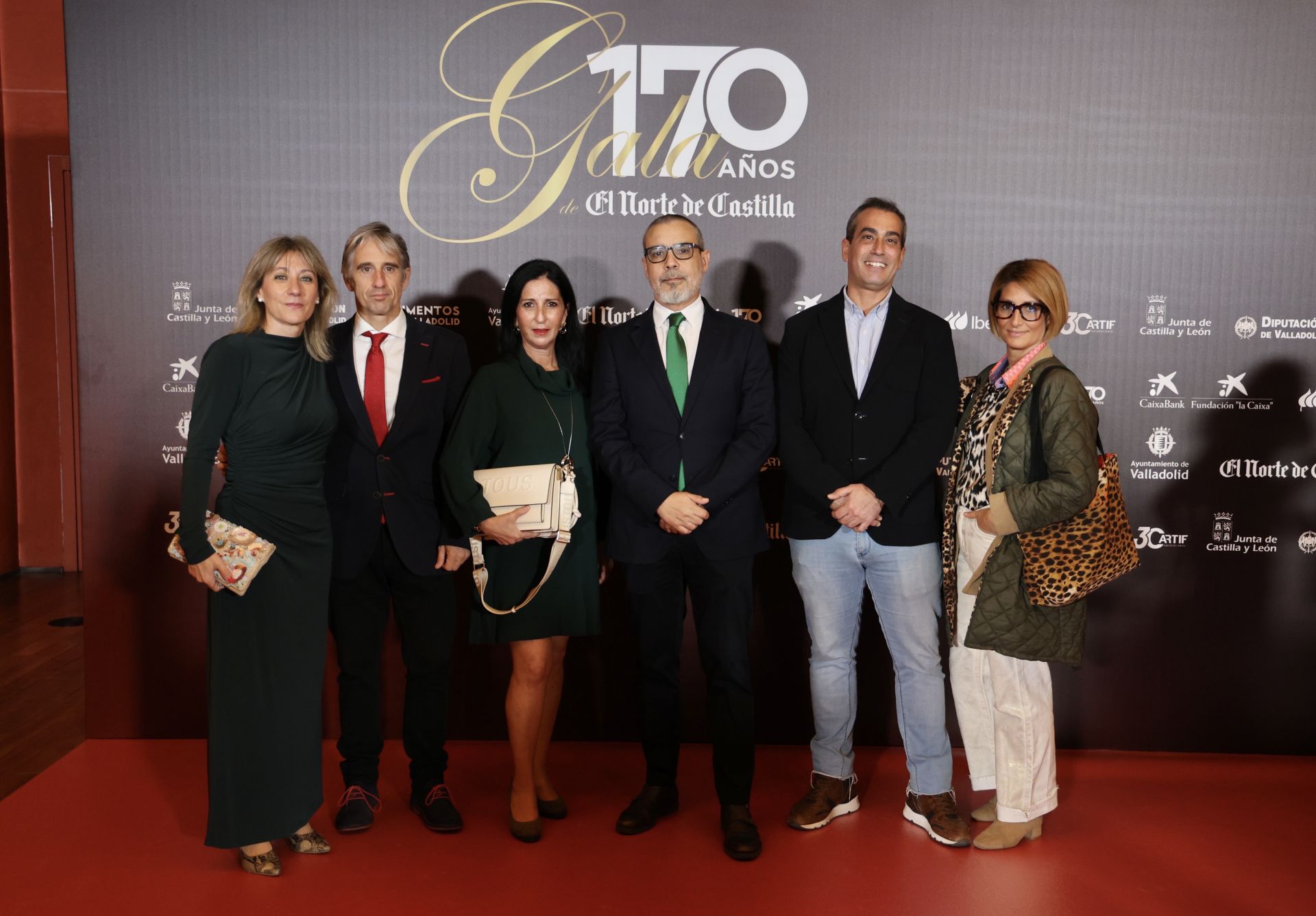 Elena Polo, Enrique Berzal, Marisol García, Julián Picapiedra, Pablo Navarro y Asunción Borja