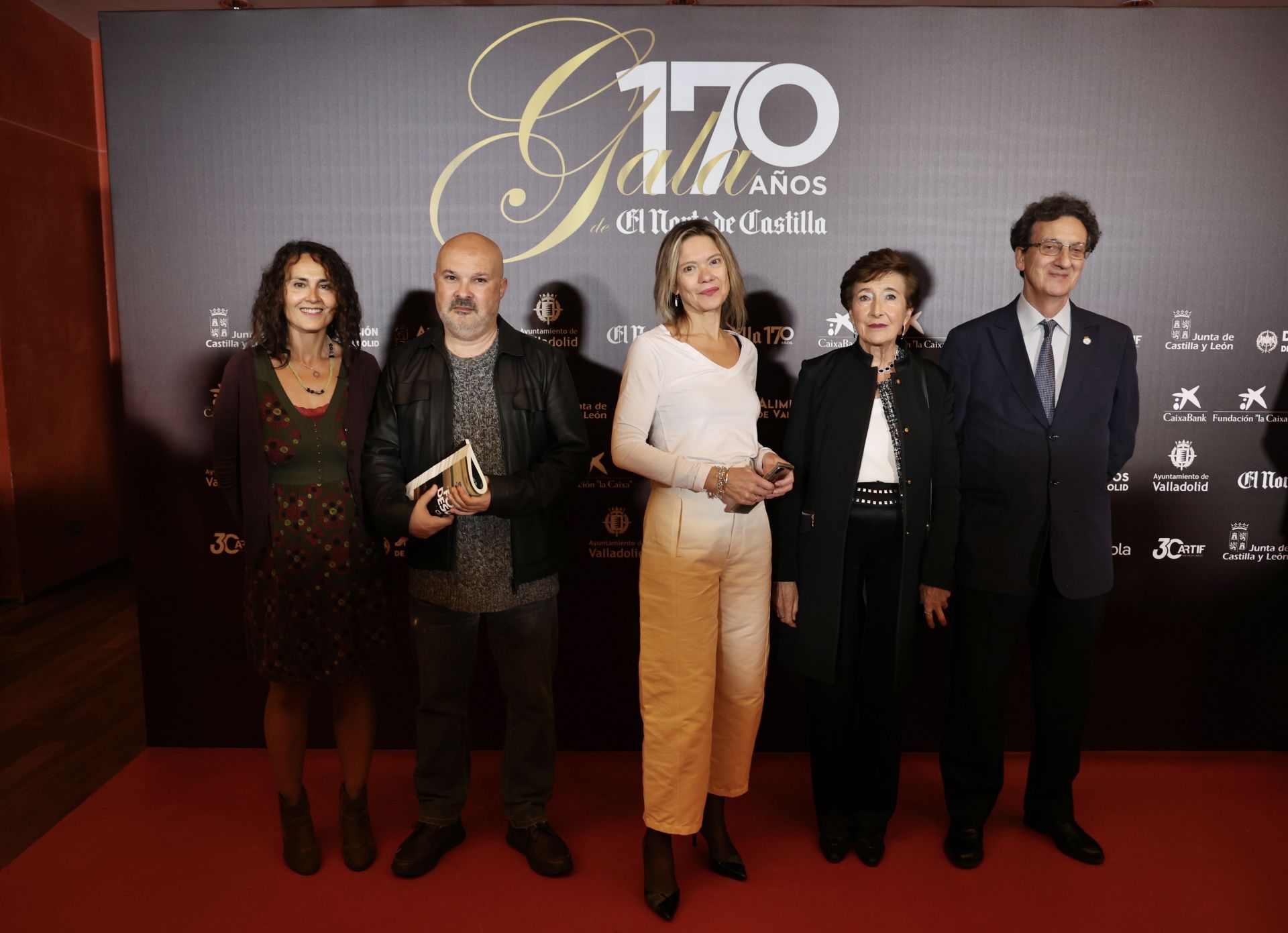 Silvia Argüello, Alejandro Cuevas, Mercedes Rodríguez, Maria Ángeles Martín y José Luis Lara