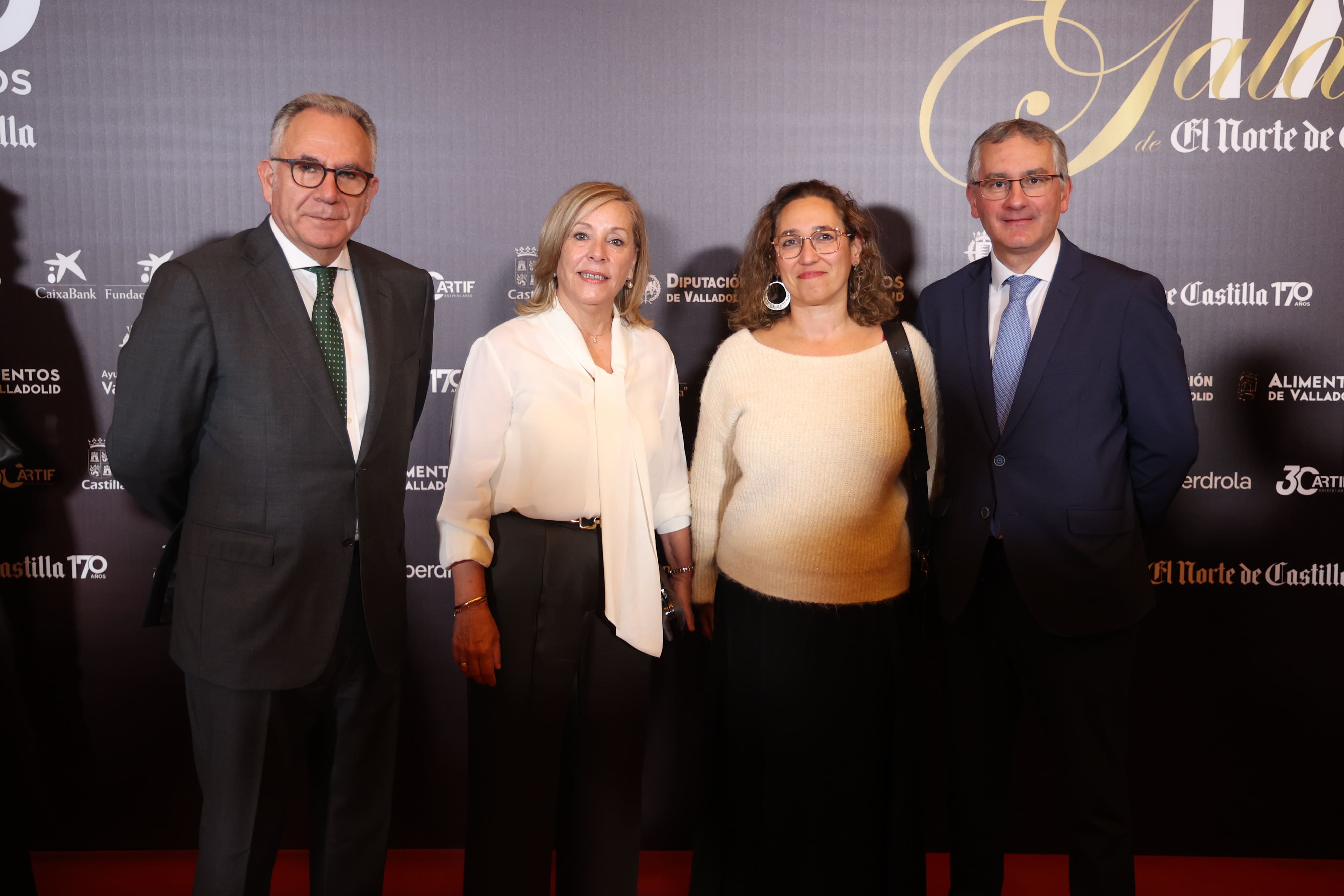 Jesús de Prado, Yolanda Solla, Natalia Martín y Manuel Perucho.