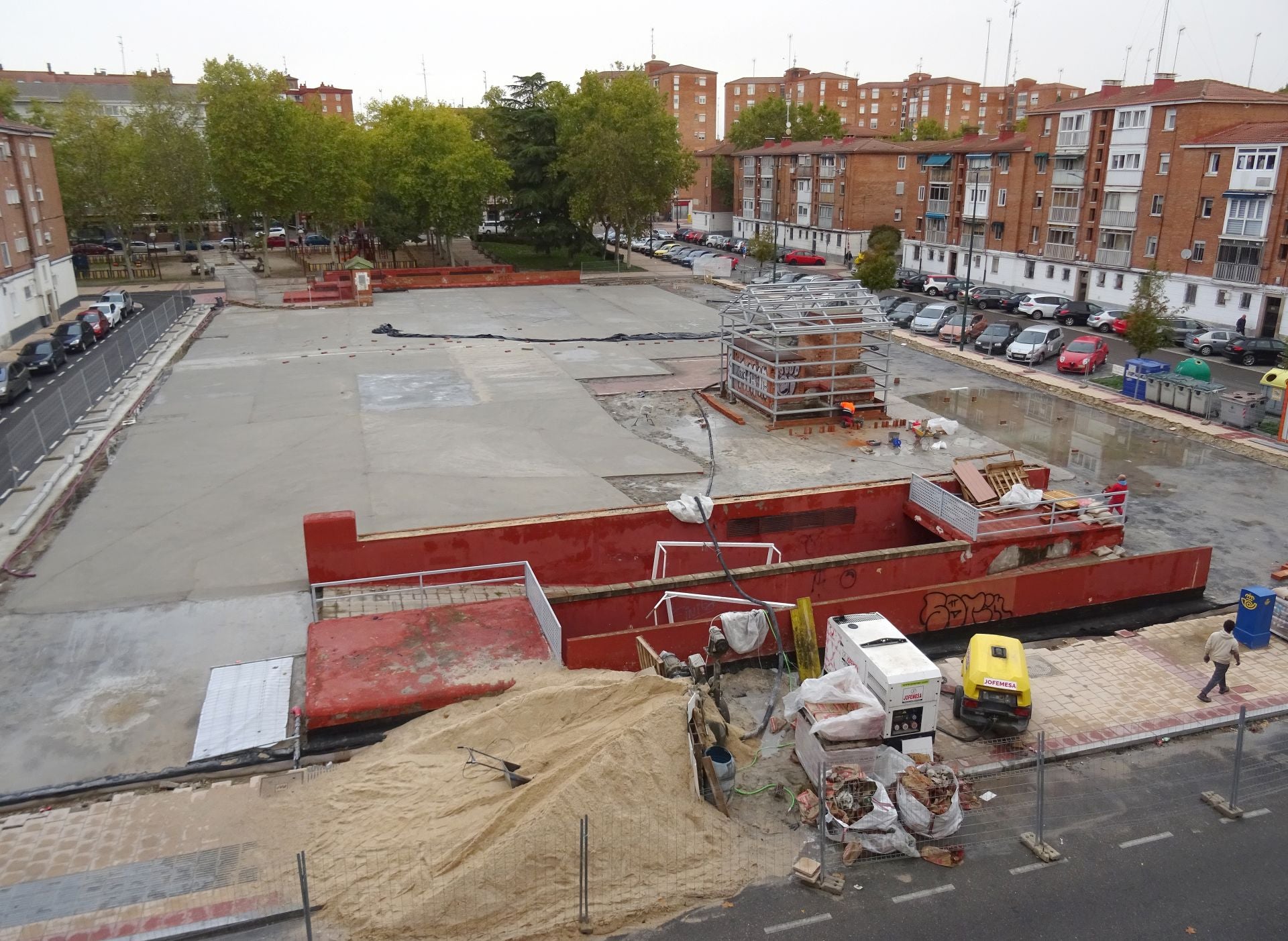 Los avances de las obras en el corazón del barrio del Hospital, en imágenes