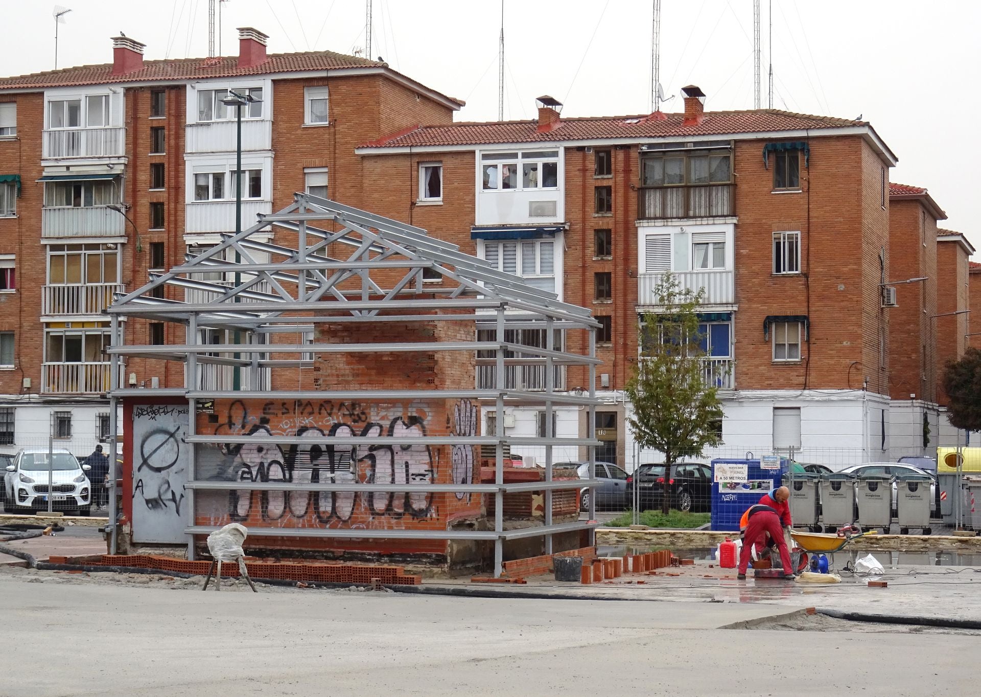 Los avances de las obras en el corazón del barrio del Hospital, en imágenes