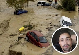 Cristian Carmona, policía leonés en Valencia.