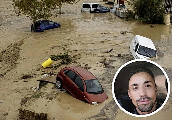Cristian Carmona, policía leonés en Valencia.