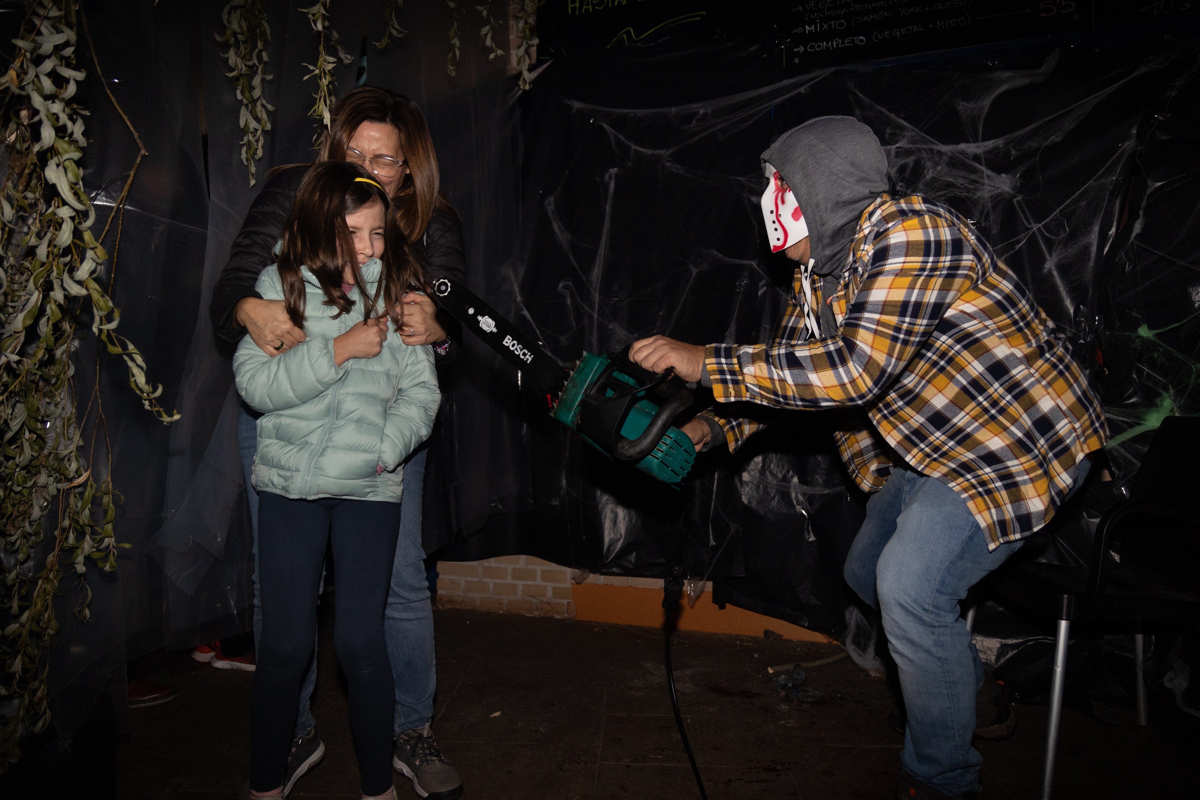 El pasaje del terror de La Cistérniga en Halloween