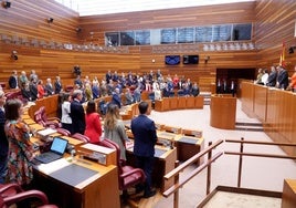 Minuto de silencio, este miércoles, en las Cortes de Castilla y León.