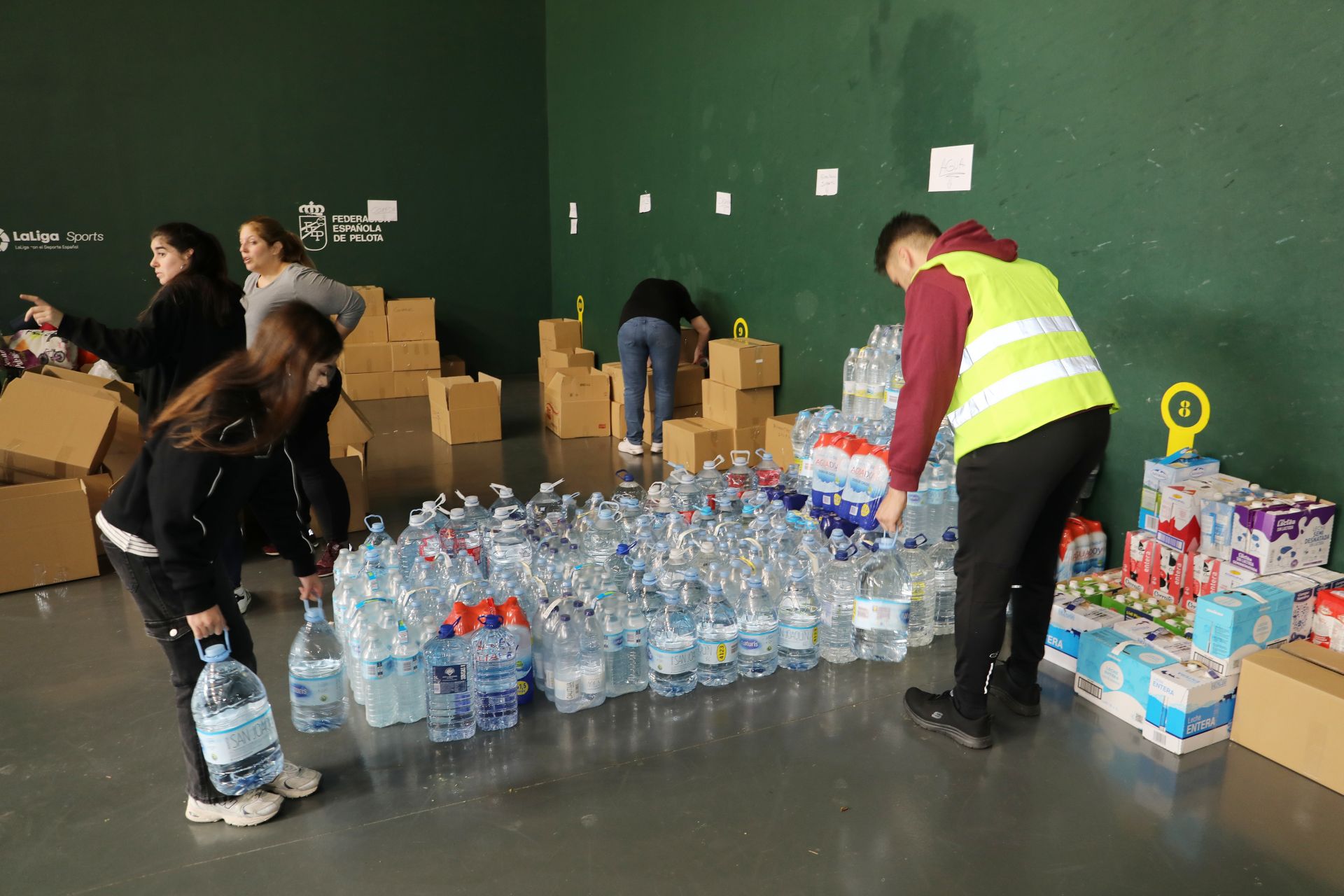 Palencia despliega solidaridad con Valencia