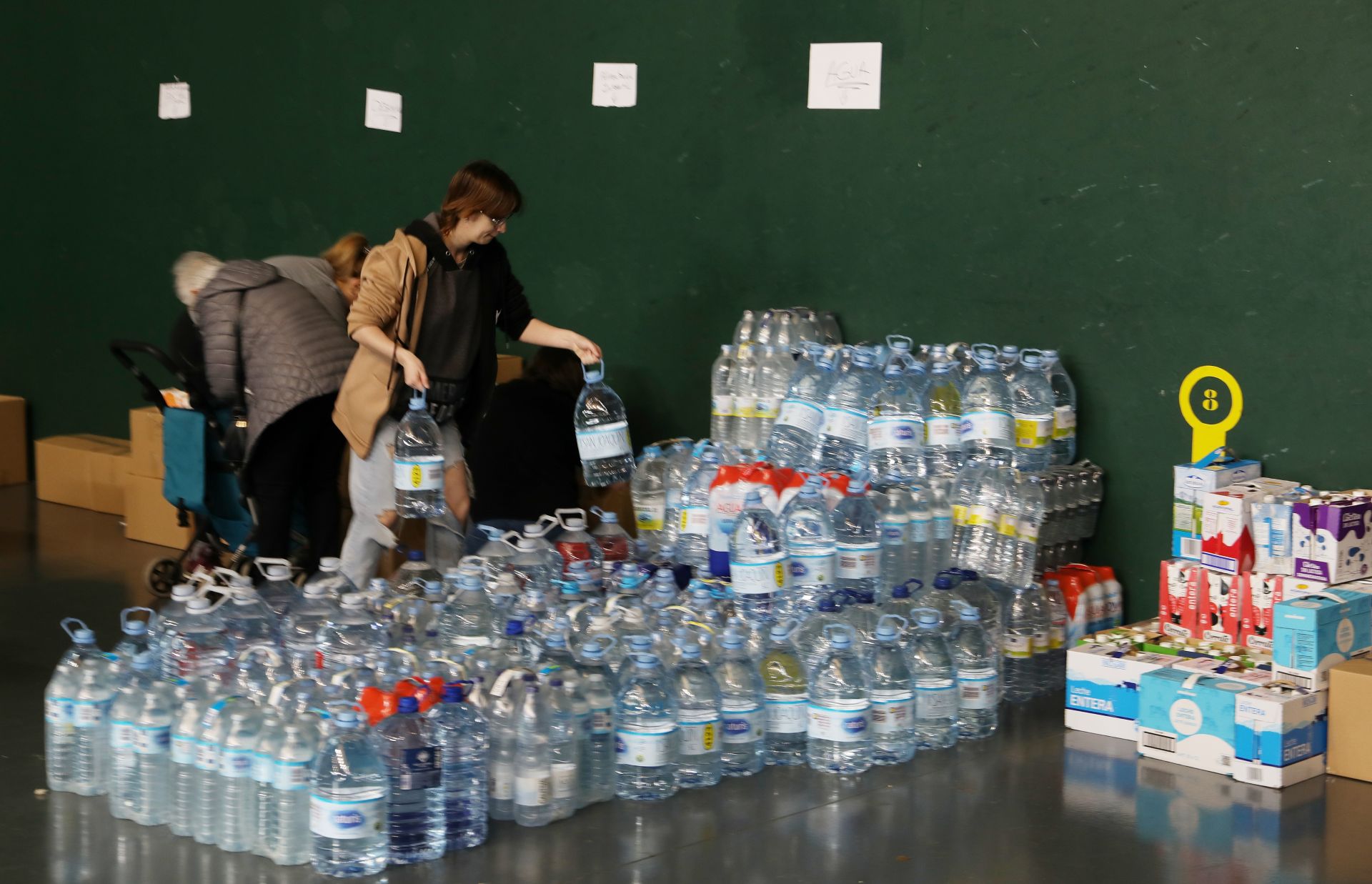 Palencia despliega solidaridad con Valencia