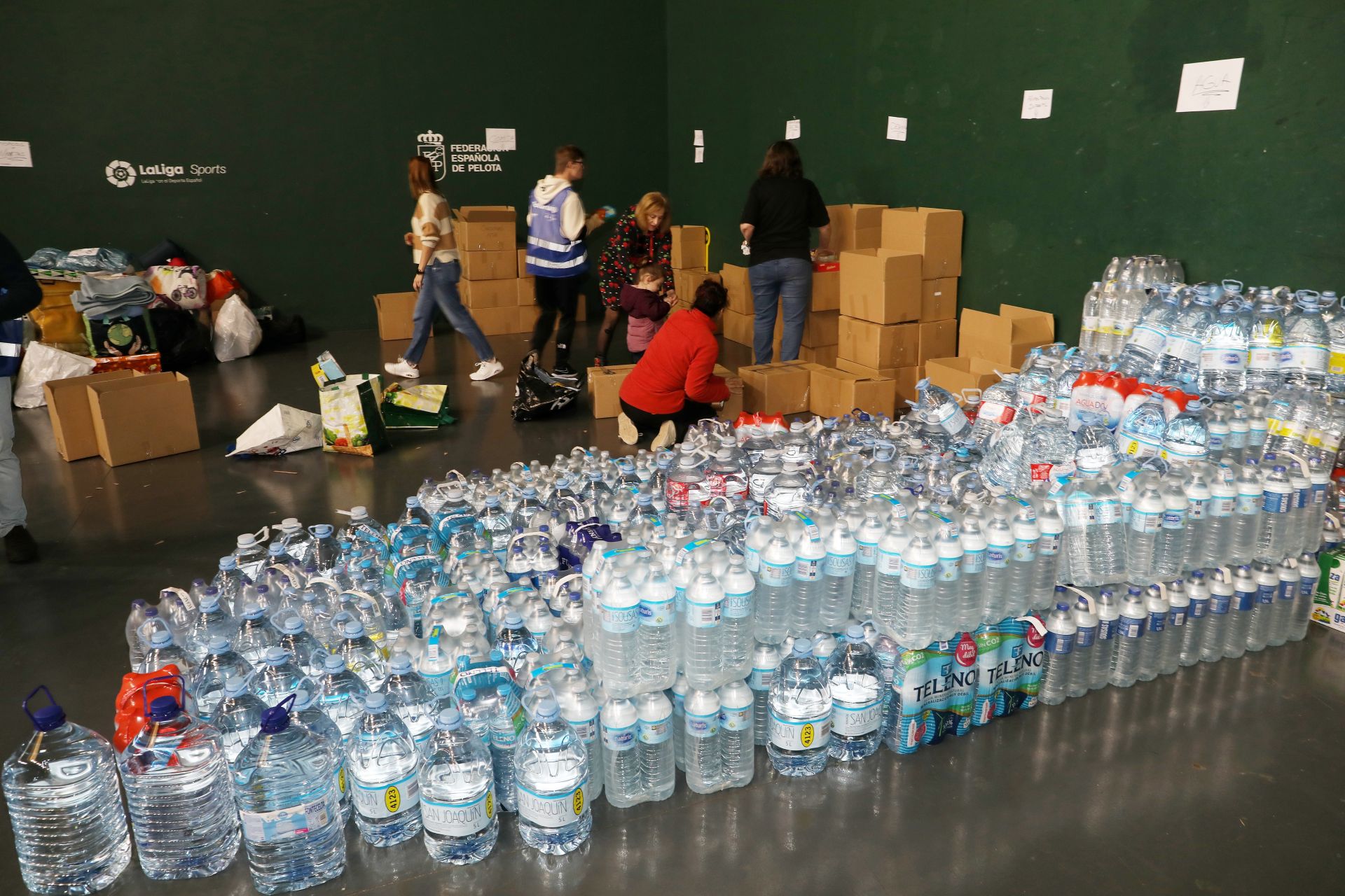 Palencia despliega solidaridad con Valencia