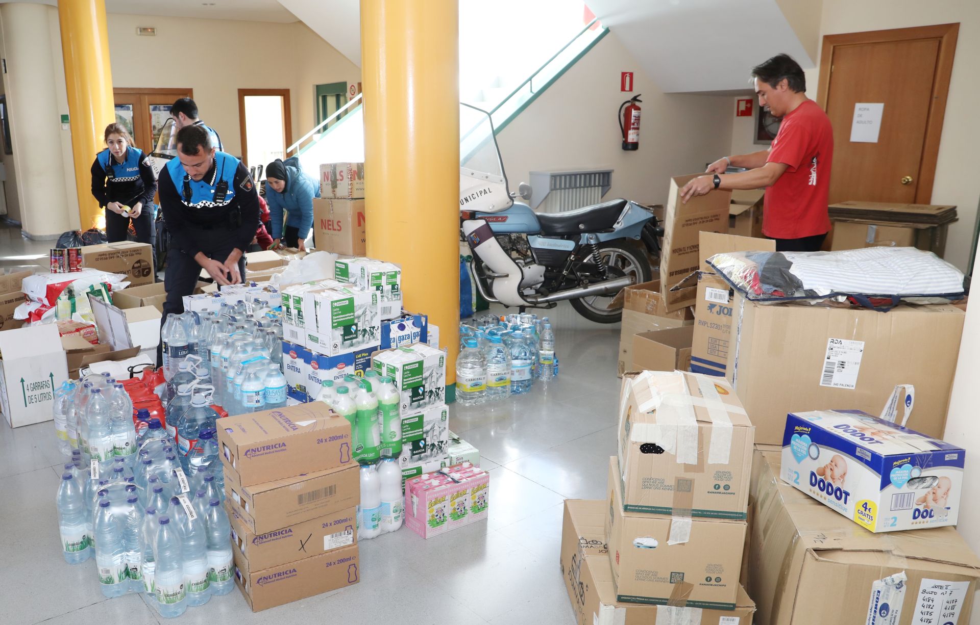 Palencia despliega solidaridad con Valencia