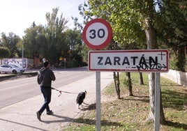 Entrada a la localidad vallisoletana de Zaratán.