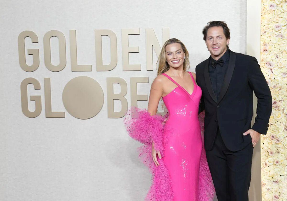 Margot Robbie y su marido, Tom Ackerley, en una imagen de archivo.