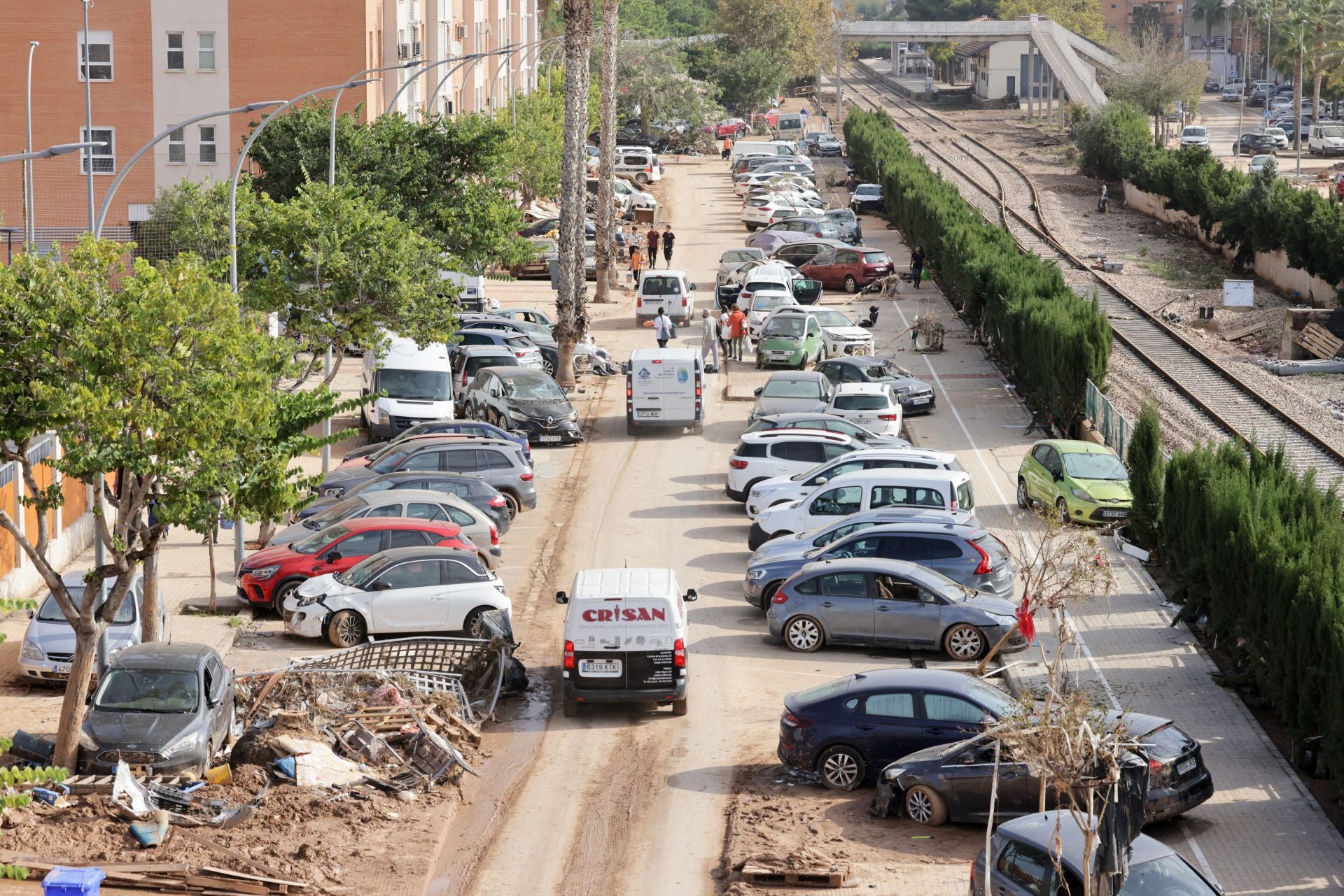 El municipio de Aldaia lucha por salir de la trágica DANA