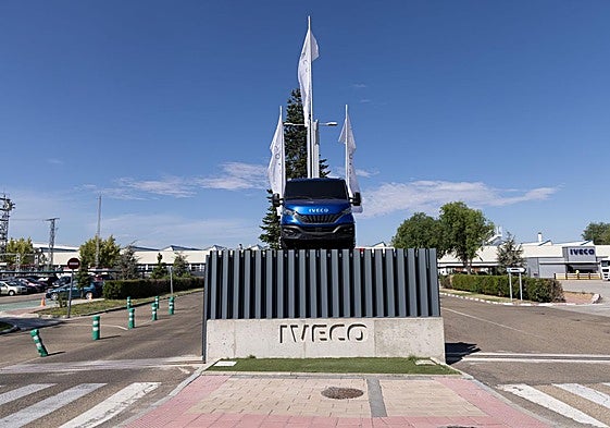 Imagen de archivo del acceso a la planta de Iveco en Valladolid.