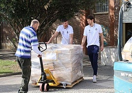 Así colabora el Palencia Baloncesto con la DANA