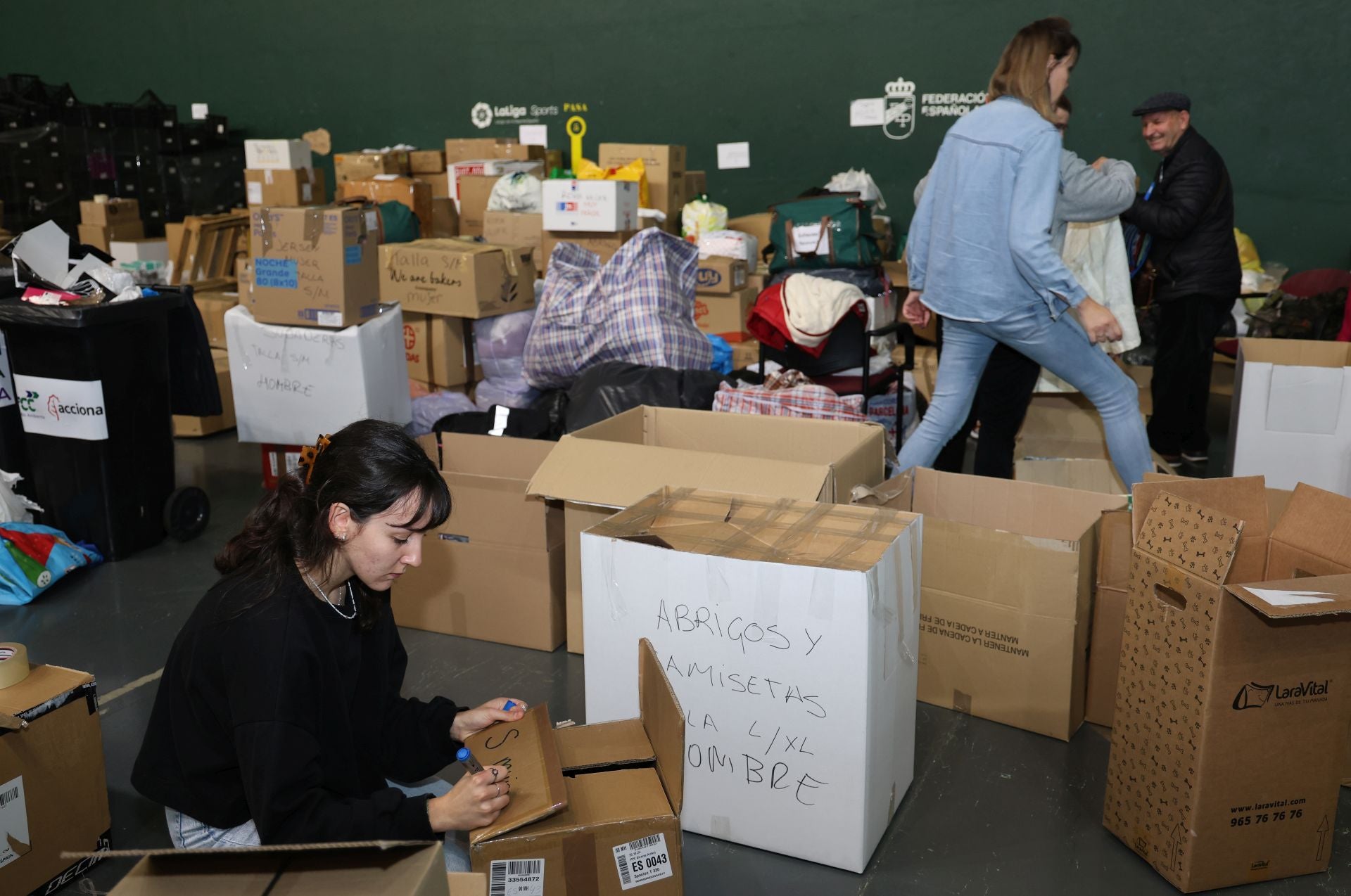 La solidaridad palentina se desborda en La Ensenada