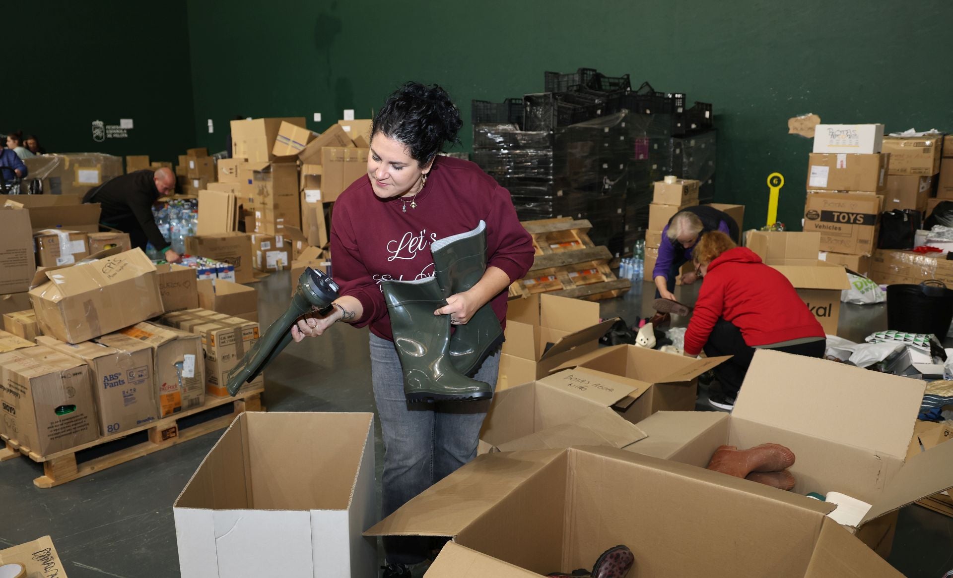 La solidaridad palentina se desborda en La Ensenada