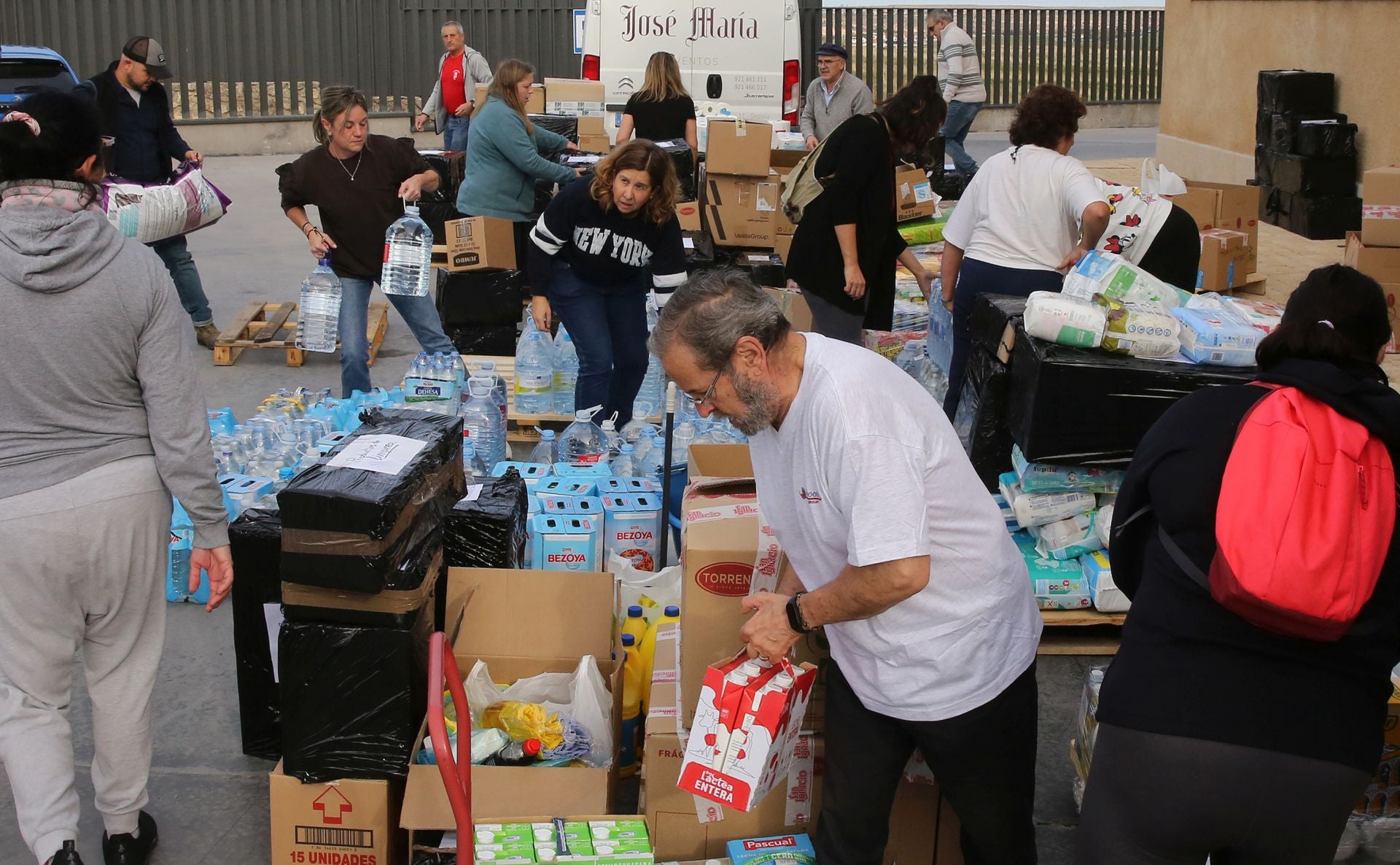 Segovia rebosa solidaridad con Valencia