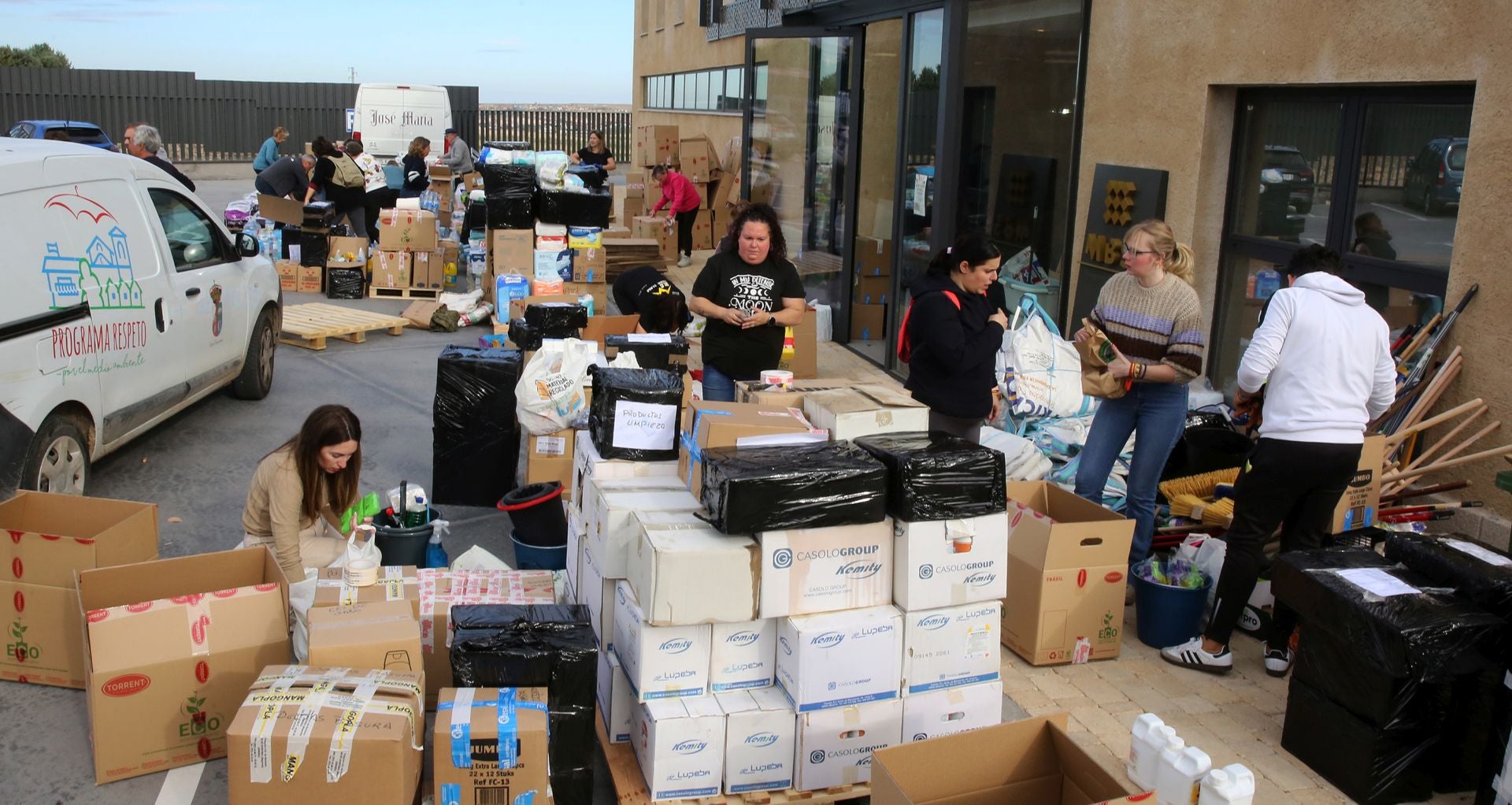 Segovia rebosa solidaridad con Valencia