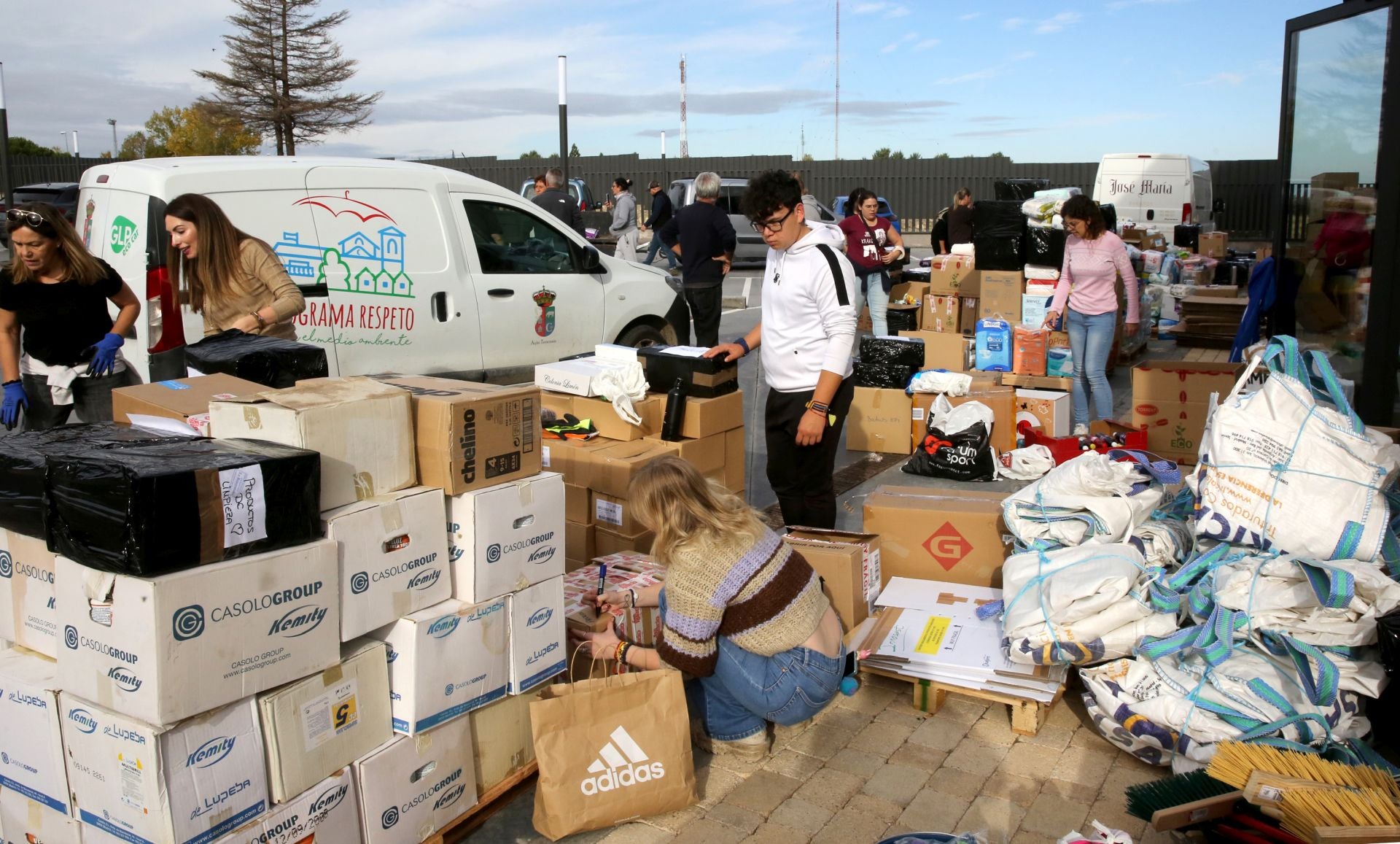 Segovia rebosa solidaridad con Valencia