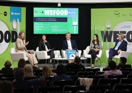 Cristina León (moderadora), Marisa Sanz Buenhombre, José Carlos Quintela, Eva Bruna García y Javier Fontecha Alonso.