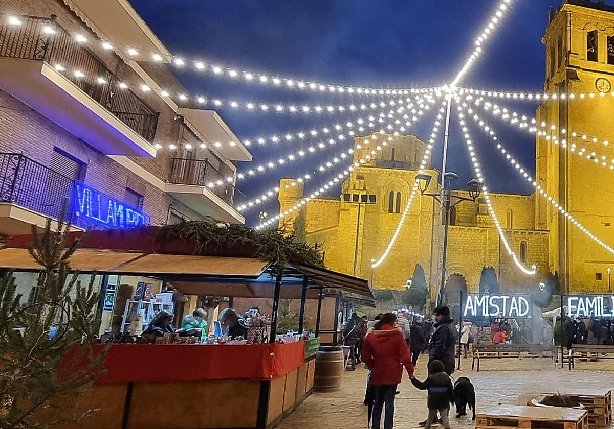Mercado navideño de Villamuriel.