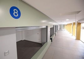 Instalaciones del mercado de Rondilla ya reformadas y a la espera de recibir inquilinos.