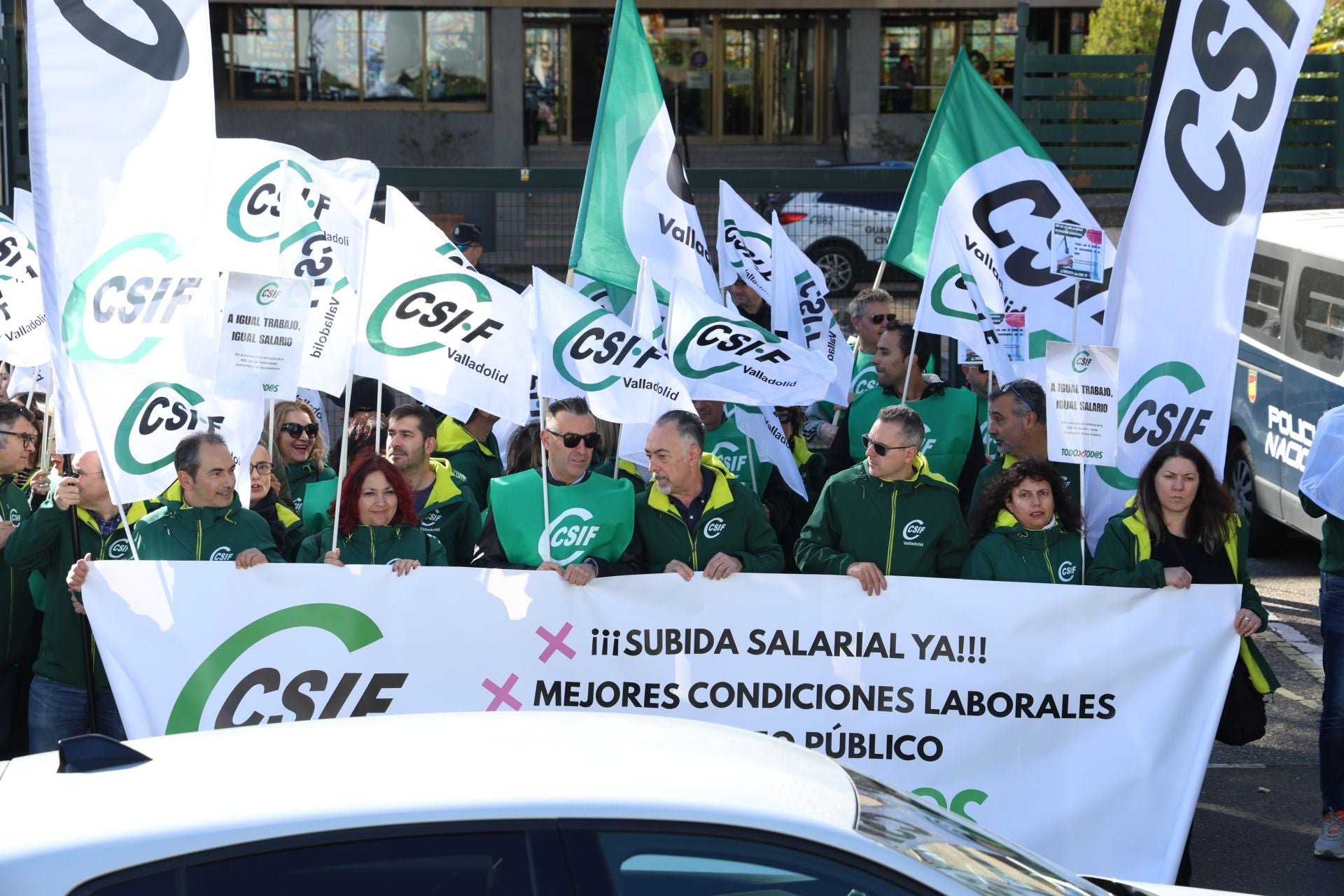 La manifestación de CSIF, en imágenes