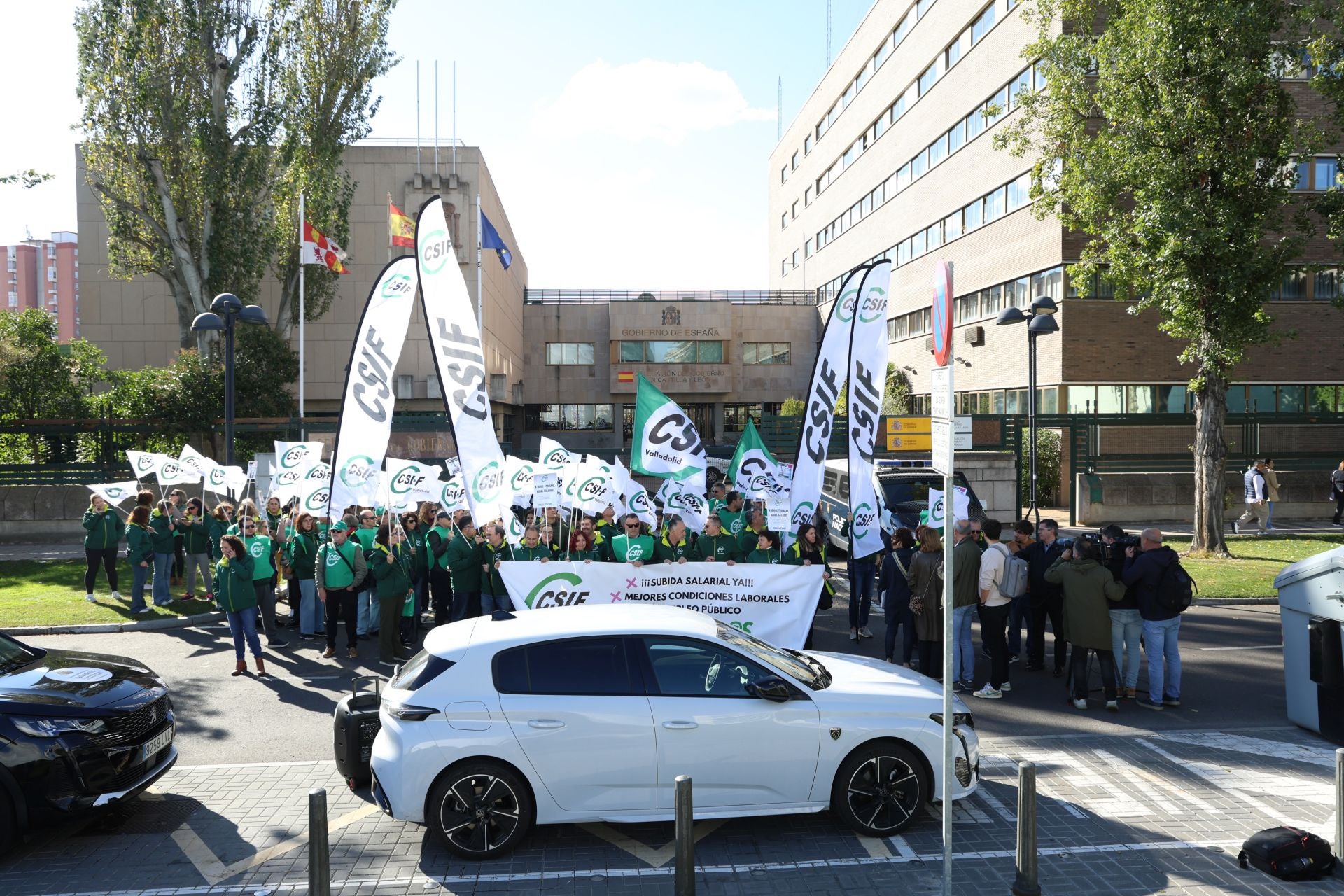 La manifestación de CSIF, en imágenes