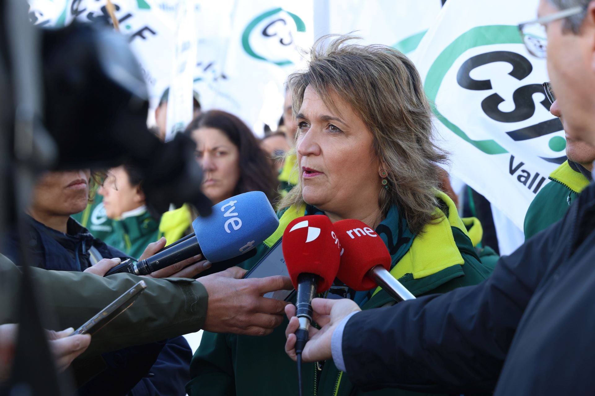 La manifestación de CSIF, en imágenes