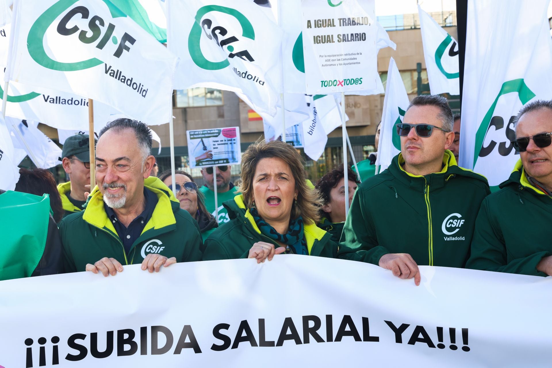 La manifestación de CSIF, en imágenes