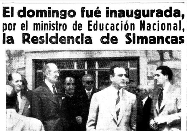 Artículo de El Norte de Castilla publicado en julio de 1955.