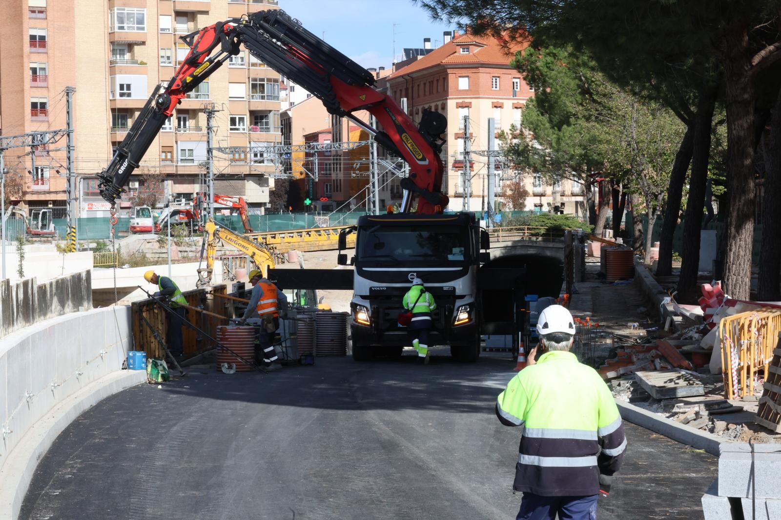 El avance en las obras del túnel de Labradores, en imágenes