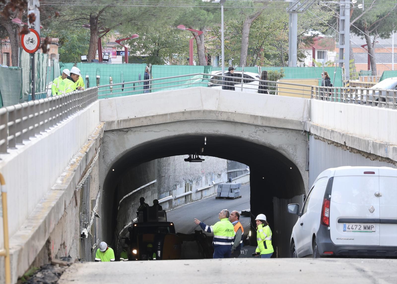 El avance en las obras del túnel de Labradores, en imágenes