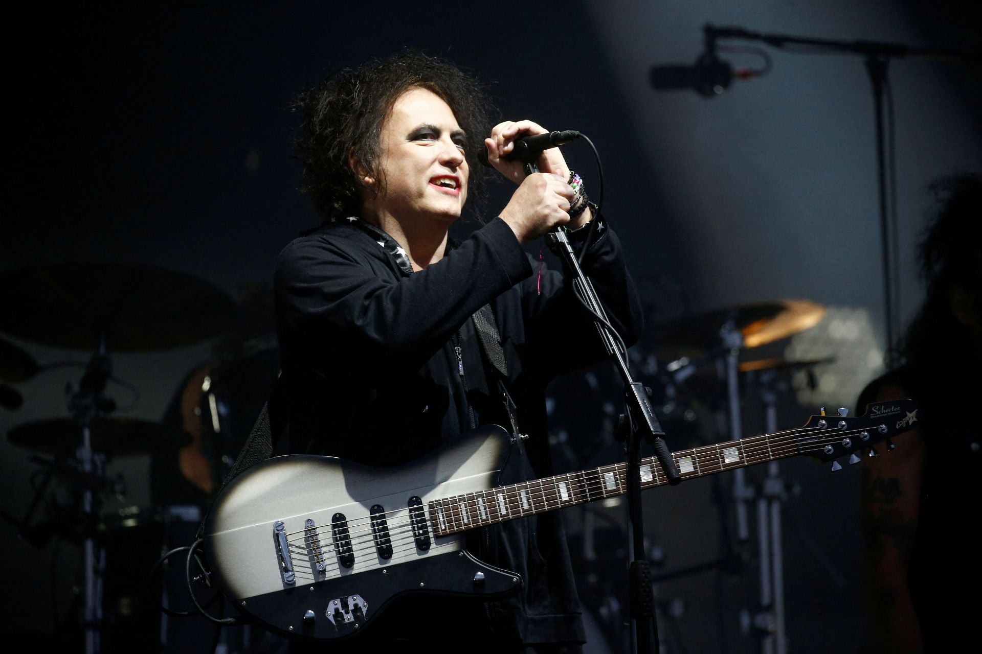 Robert Smith, líder de The Cure, en un concierto de este año.