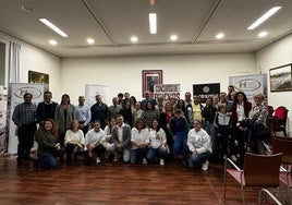 Foto de familia de los ganadores del VIII Concurso de Pinchos Olmedo Ciudad del Caballero.