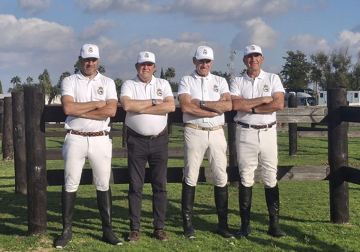 Juan Mendieta, Carlos Fernández, Javier Pérez y José María Viloria.