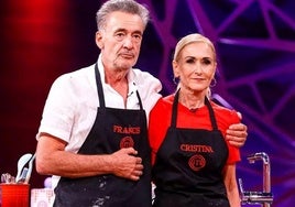 Francis Lorenzo y Cristina Cifuentes en 'Masterchef Celebrity 9'.