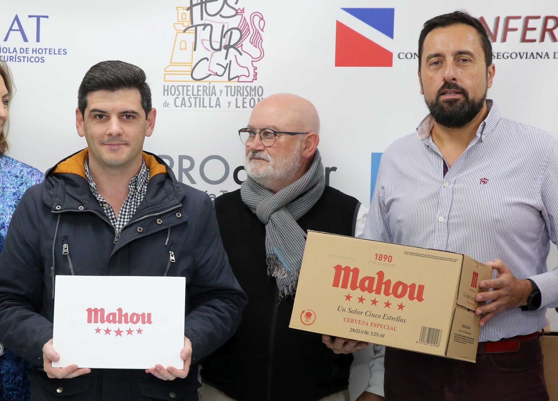 Los premiados en el concurso de tapas de San Frutos