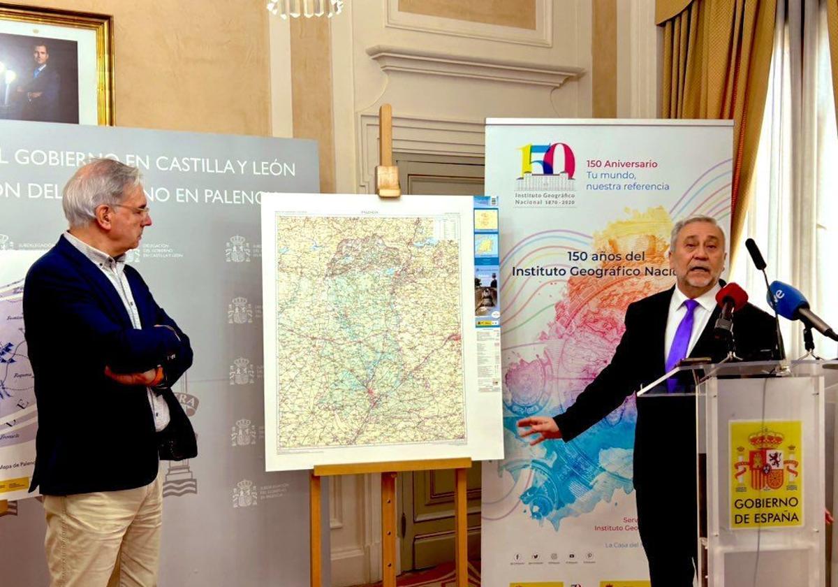 La séptima edición del mapa de Palencia mejora la toponimia